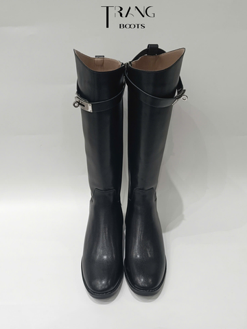 UGG LEATHER BOOTS - BOOTS ỦNG ĐẾN GỐI BỆT BẰNG DA