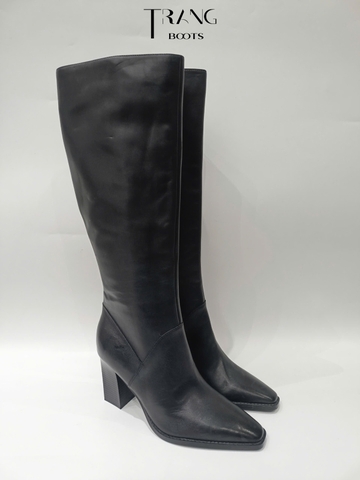 KNEEBOOTS GUESS GÓT TRỤ ĐEN