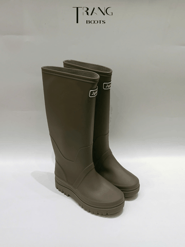 OLIVE CLASSIC TALL RAIN BOOTS - ỦNG CAO SU CỔ CAO MÀU OLIVE