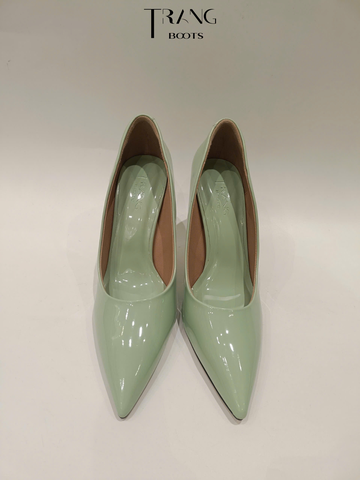 KATE PUMP HIGHHEELS - GIÀY CAO GÓT PUMP KATE - XANH LÁ 9 - 10CM