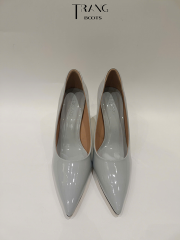 KATE PUMP HIGHHEELS - GIÀY CAO GÓT PUMP KATE - XÁM 9 - 10CM
