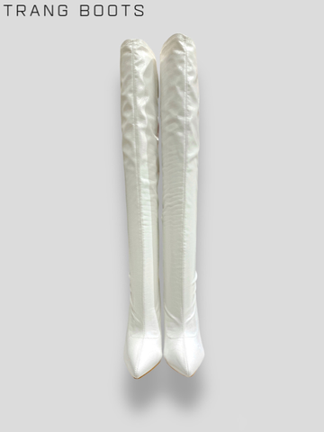 OVER KNEE BOOTS DA BÓNG GÓT NHỌN