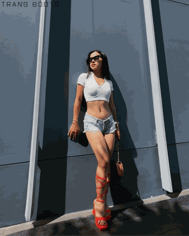 GIÀY CAO GÓT MŨI VUÔNG CHIẾN BINH ĐẾ ĐÚP