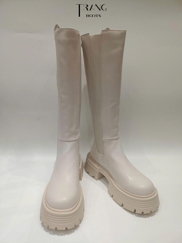 CHELSEA KNEE BOOTS BỆT DA MỜ