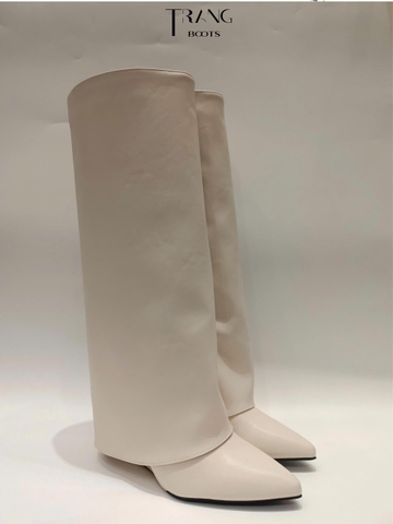 KNEE BOOTS ỐNG LẬT ĐẾ XUỒNG