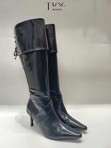 KNEE BOOTS GÓT NHỌN