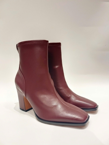 JAYTON WOMEN'S BOOTS OXBLOOD RED FRANCO SARTO - ANKLE BOOTS MŨI VUÔNG ĐỎ