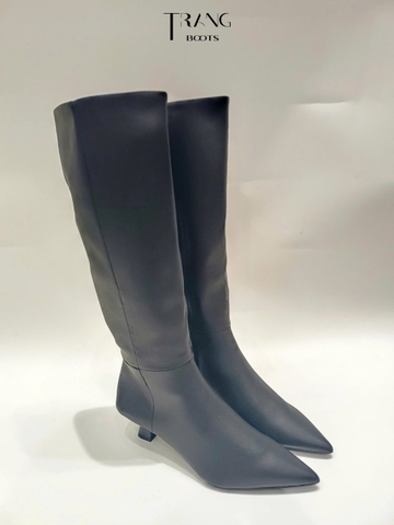 KNEE BOOTS FRANCO SARTO MŨI NHỌN GÓT NHỌN