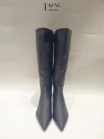 KNEE BOOTS FRANCO SARTO MŨI NHỌN GÓT NHỌN