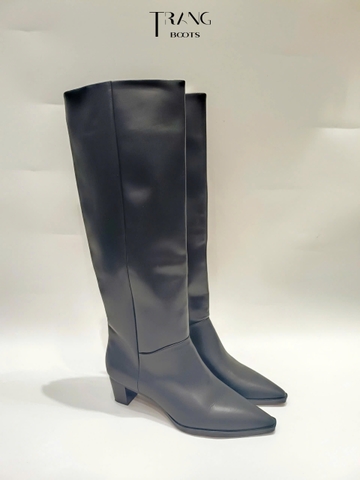 FRANCO SARTO GENEVIEVE KNEE HIGH BOOTS WOMEN - BLACK - BOOTS GỐI ĐẾ THẤP