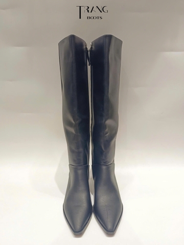 FRANCO SARTO GENEVIEVE KNEE HIGH BOOTS WOMEN - BLACK - BOOTS GỐI ĐẾ THẤP