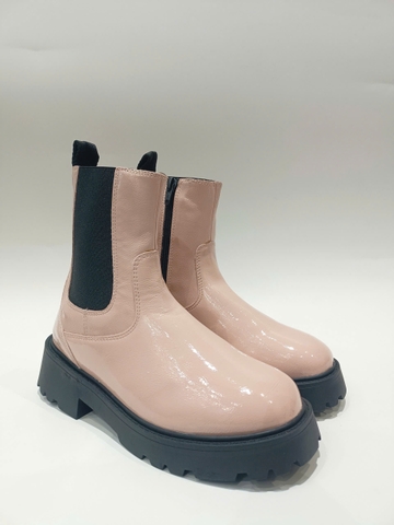 CHELSEA BOOTS MÀU HỒNG