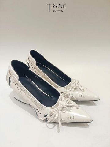 TURBO MUSE - Élan Racing Muse Cao gót mũi nhọn Mary Jane – phong cách sporty ballet cao cấp, gót đặc biệt thời thượng, thiết kế ôm chân thanh mảnh.