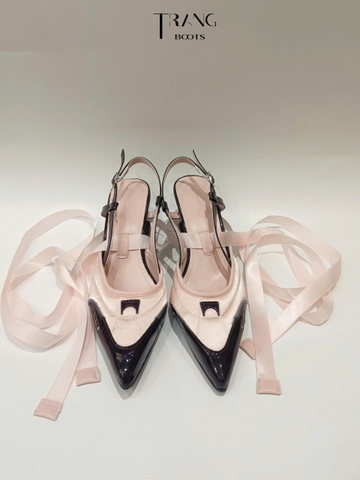 SCARLET TRACK - Élan Racing Muse CAO GÓT MŨI NHỌN QUAI CHÉO PHONG CÁCH BALLET FAIRY