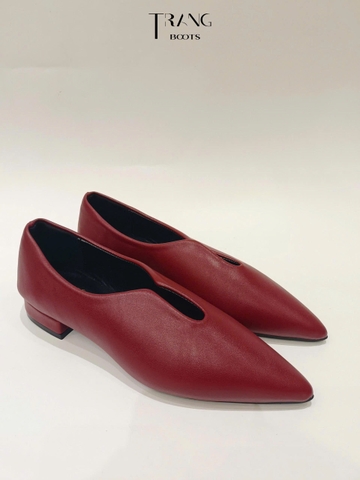 ROYAL- LADY ÉLAN Giày mũi nhọn retro kiểu Pháp