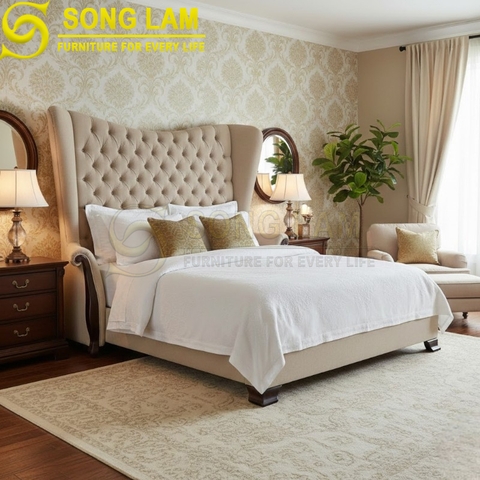 Giường ngủ Hoàng Gia — Phong Cách Tân Cổ Điển GT0112