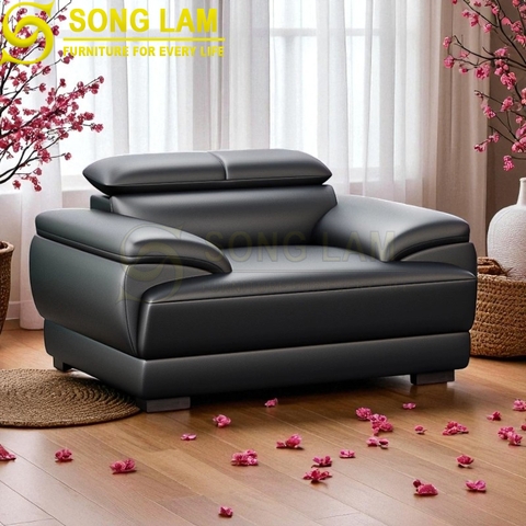 Sofa đơn da bò Ý SDH03110
