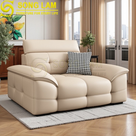 Sofa đơn da bò Ý SDH0315