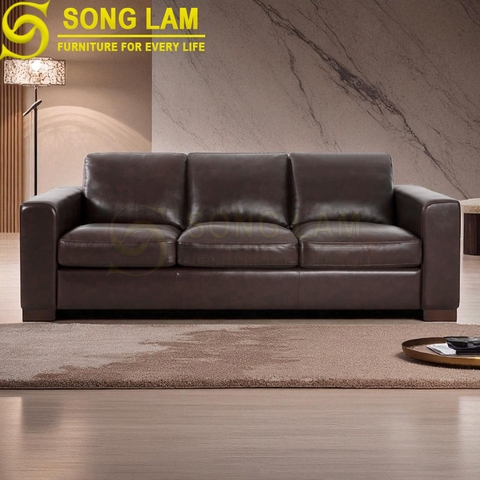 Sofa chữ I da bò Ý SIH01122