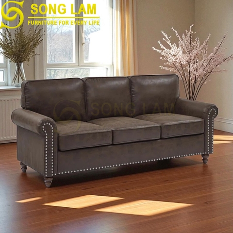 Sofa chữ I da bò Ý SIH01126