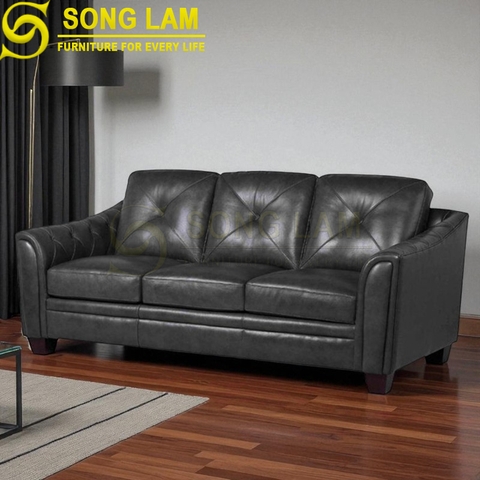 Sofa chữ I da bò Ý SIH0114