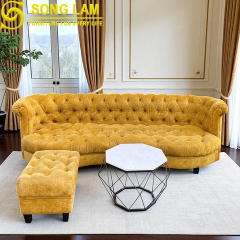 Sofa chữ I Chesterfield SIU08114