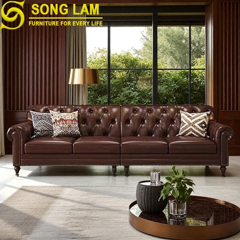 Sofa chữ I Chesterfield SIU0813