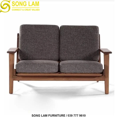 Sofa Vintage Sông Lam Plank loveseat SW0719