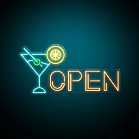 Đèn Led Neon Mở Cửa - Sự Hút Của Open LED Signs cho Doanh Nghiệp