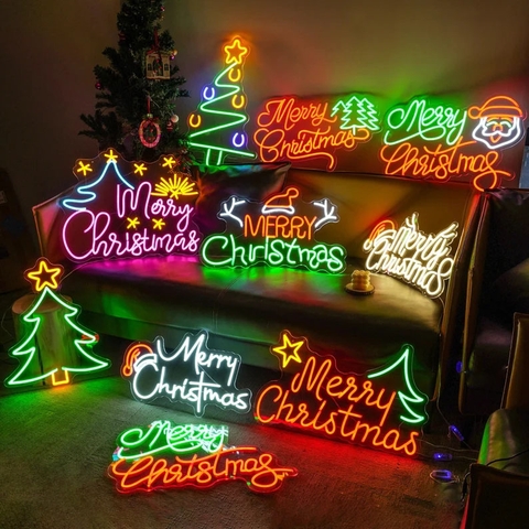 Đèn Led Neon Merry Christmas