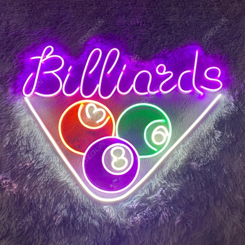 Đèn Led Neon Trang Trí Quán Bida - Đèn cho quán Billiard