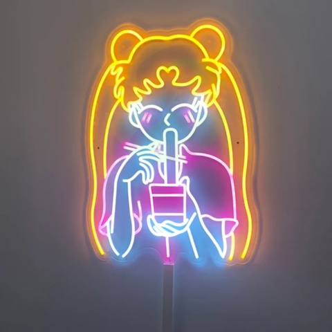 Đèn led neon anime theo yêu cầu