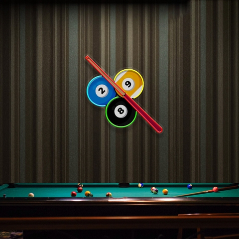 billiard led neon