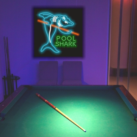 billiard led neon