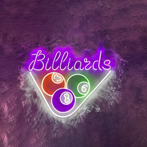 billiard led neon