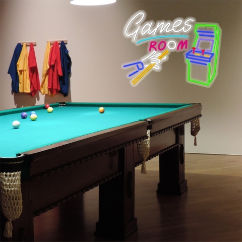 billiard led neon