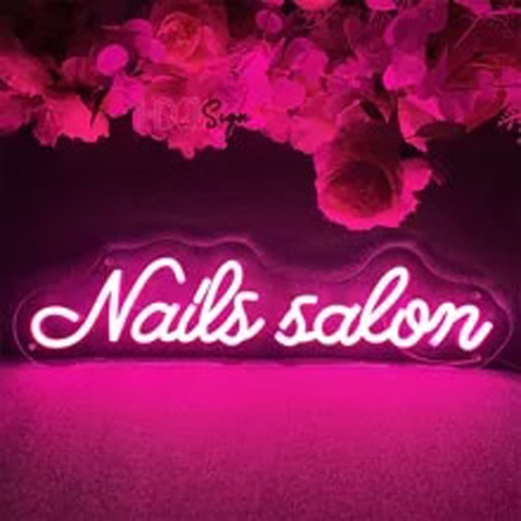 Đèn nail led neon sign