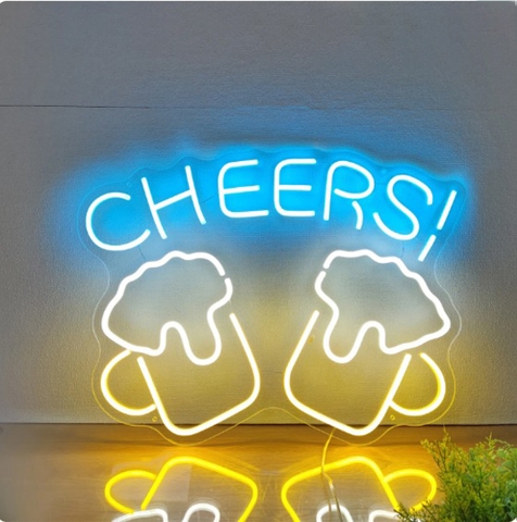 Đèn led neon trang trí quán beer