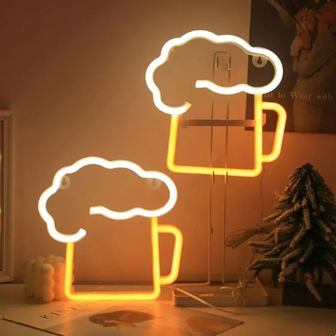 Đèn led neon trang trí quán beer