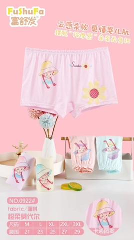 QUẦN LÓT ĐÙI BÉ GÁI FUSHUFA #9022