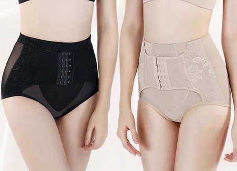 QUẦN GEN BỤNG MÓC CÀI TRƯỚC THÊU HOA