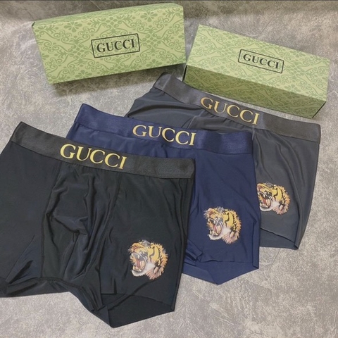 HỘP SỊP ĐÙI THUN LẠNH GUCCI MẶT HỔ