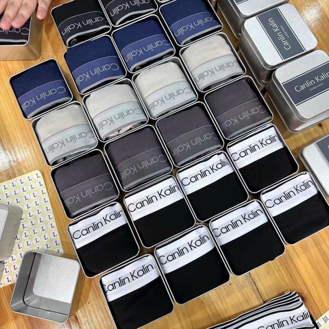 SET HỘP SỊP ĐÙI COTTON MỀM MỊN CANLIN KALIN