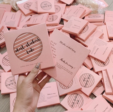 XẢ LÔ HỘP MIẾNG DÁN TI NHIỀU MÀU