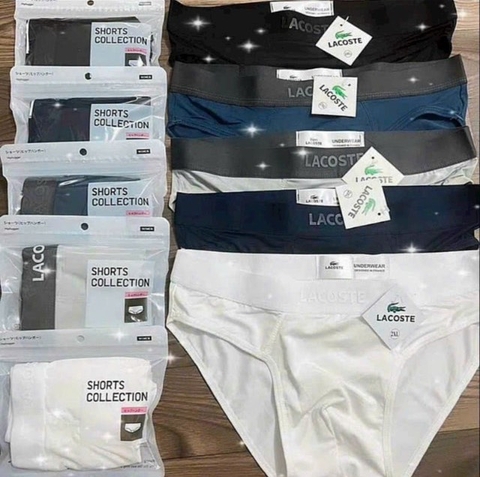 SỊP CHÉO COTTON LACOSTE TÚI ZIP