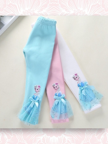 QUẦN LEGGING ELSA CHO BÉ GÁI