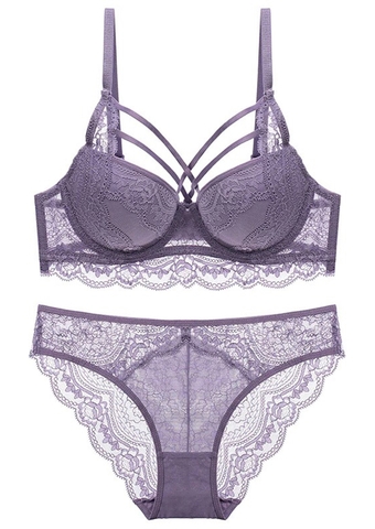 BỘ LÓT MANDHARI DÂY CHÉO NGỰC CAO CẤP #3186