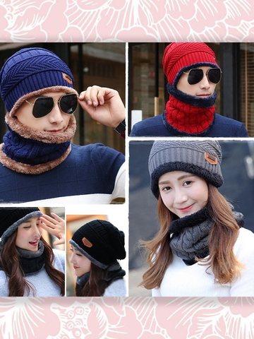 SET KHĂN MŨ LEN CHO NAM NỮ SIÊU TIỆN LỢI