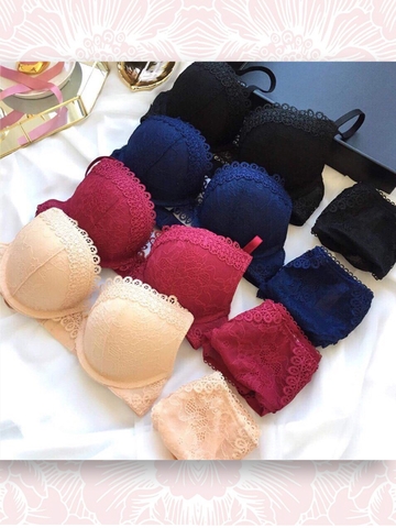 BỘ ĐỒ LÓT VIC PHỐI REN SIÊU ĐẨY #1738