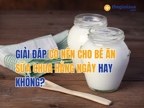 GIẢI ĐÁP Có Nên Cho Bé Ăn Sữa Chua Hằng Ngày Hay Không?